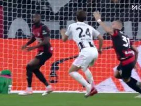 [神勇扑出] 门将立功！加蒂门前无人盯防凌空打门！迈尼昂迅速封堵神勇扑出！