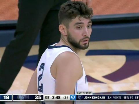 NBA季前赛：活塞vs灰熊第1节英文原声回放