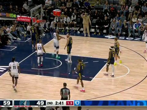 NBA季前赛：步行者vs森林狼中文全场解说回放