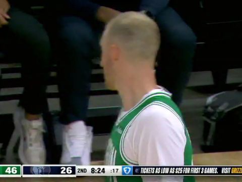 NBA季前赛：凯尔特人vs灰熊英文原声全场回放