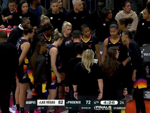 拉斯维加斯王牌vs菲尼克斯水星第4节中文解说回放