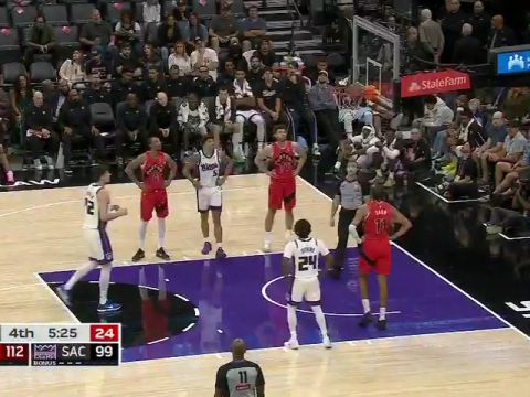 NBA季前赛：猛龙vs国王英文原声全场回放