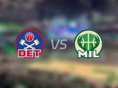 NBA季前赛：活塞vs雄鹿录像回放(2025年10月10日)