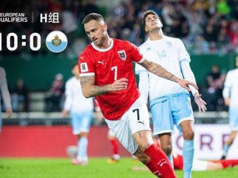 [爱奇艺全场集锦] 世预赛-阿瑙托维奇大四喜 奥地利10-0狂胜圣马力诺