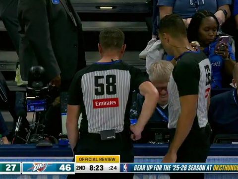 NBA季前赛：黄蜂vs雷霆第2节中文解说回放