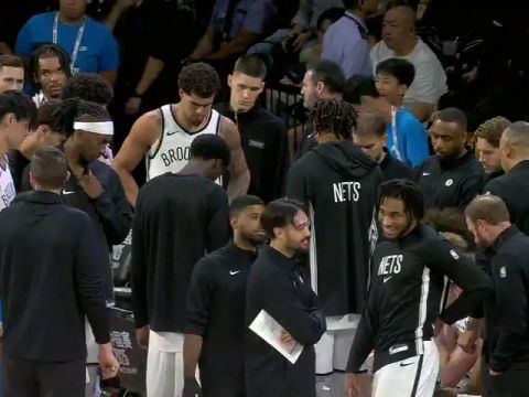 NBA季前赛：太阳vs篮网加时赛一英文原声回放