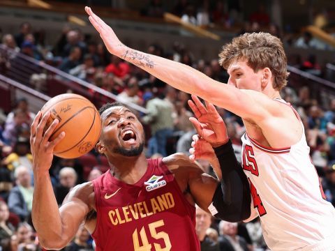 骑士112-119公牛 骑士3人得分20+不敌公牛6人得分上双