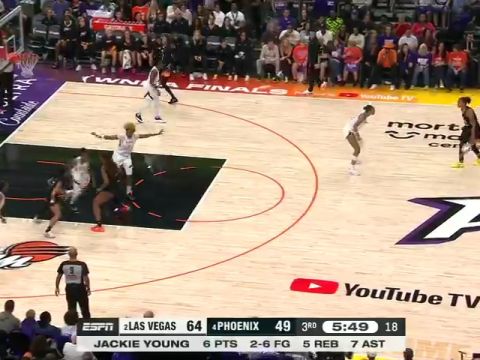 WNBA总决赛G4：王牌vs水星第3节英文原声回放