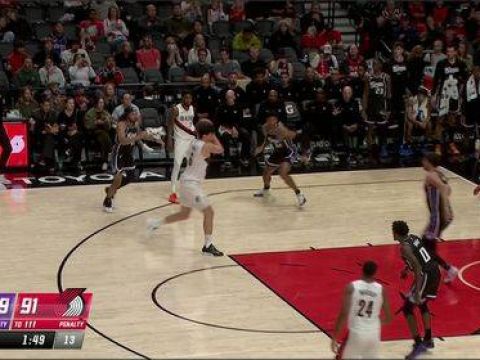 [杨瀚森妙传+中投]东方约基奇啊！杨瀚森击地送妙传+柔和中投征服球迷