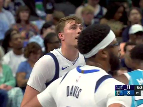 NBA季前赛：黄蜂vs独行侠第1节英文原声回放