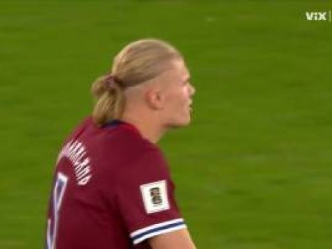 [世预赛全场集锦] 世预赛-哈兰德戴帽+两度失点 挪威5-0以色列先赛9分领跑