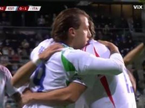 [进球视频] 意大利2-0再下一城！奥尔索里尼助攻雷特吉破门！