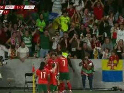 [进球视频] 葡萄牙上演绝杀！特林康精准传中鲁本-内维斯头球破门！