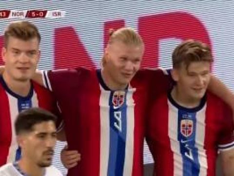 [进球视频] 魔人上演帽子戏法！哈兰德小角度头球破门！本场两进头球！