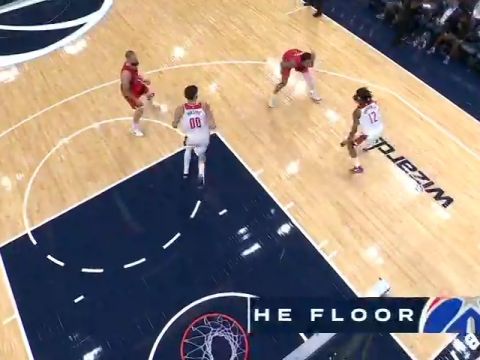 NBA季前赛：猛龙vs奇才第2节中文解说回放