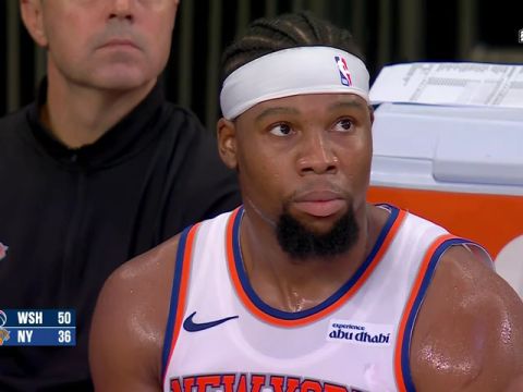 NBA季前赛：奇才vs尼克斯第2节英文原声回放