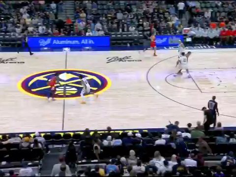 NBA季前赛：公牛vs掘金第3节中文解说回放