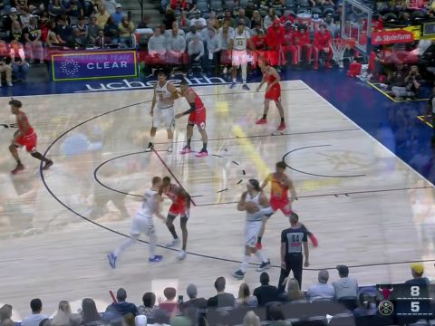 穆雷vs公牛集锦 火力全开轰下30分助掘金取胜