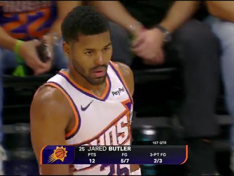 NBA季前赛：湖人vs太阳第2节英文原声回放