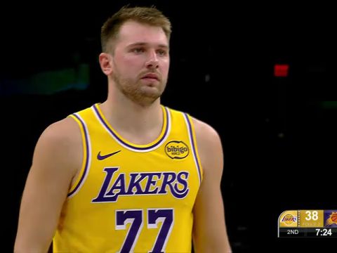 NBA季前赛：湖人vs太阳第2节中文解说回放