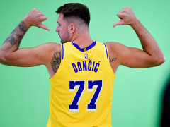 NBA季前赛湖人vs太阳 东契奇季前赛首秀出战22分钟拿下25分7篮板4助攻正负值+11