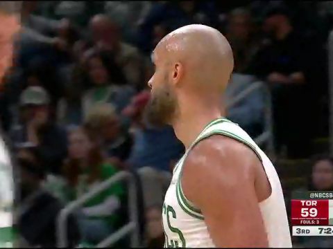 NBA季前赛：猛龙vs凯尔特人第3节中文解说回放