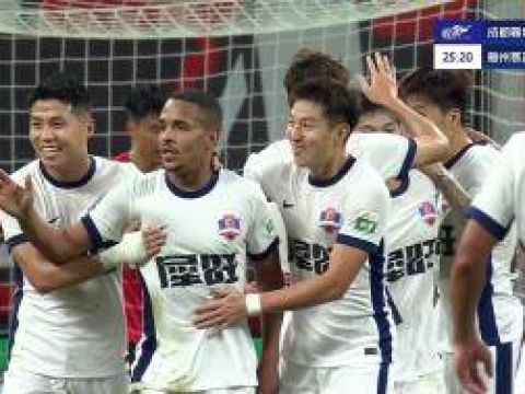 [进球视频] 梅州客家1-1扳平比分 罗德里格折射破门