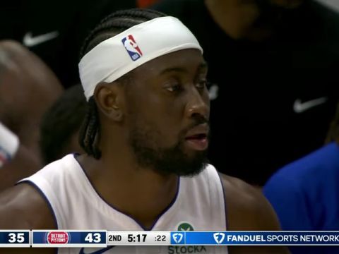 奇才vs活塞第2节英文原声回放