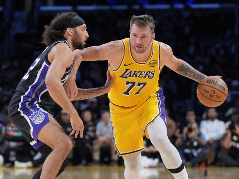 国王117-116湖人 施罗德25分东契奇31+9国王罚球准绝杀逆转湖人