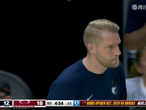 NBA季前赛：灰熊vs热火中文解说全场回放