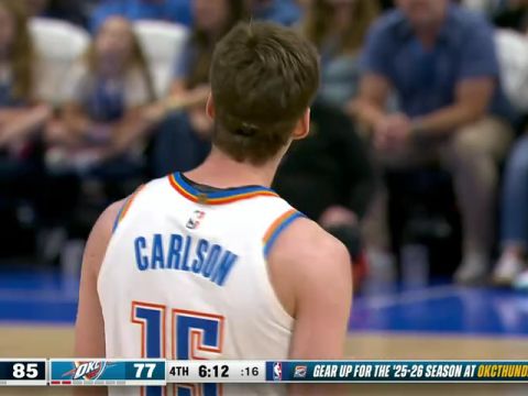 NBA季前赛：掘金vs雷霆第4节中文解说回放