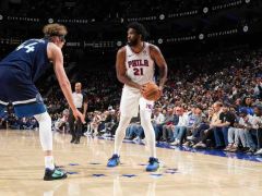 NBA季前赛战报：恩比德时隔8月复出14+7+8 76人3人20+大胜森林狼