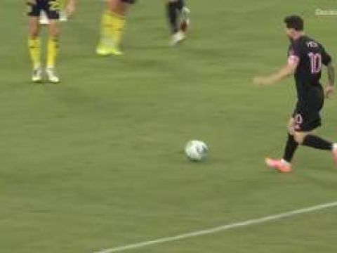 [进球视频] 梅西无私送助攻！塞戈维亚轻松推射空门得手！迈阿密5-2纳什维尔