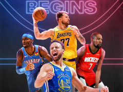 NBA新赛季10月22日揭幕 雷霆主场迎战火箭 湖勇大战再度上演！