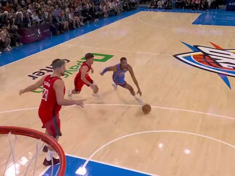 NBA常规赛：火箭vs雷霆第3节中文解说回放