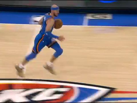 NBA常规赛：火箭vs雷霆第3节英文原声回放