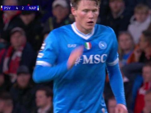 [进球视频]那不勒斯扳回一城！麦克托米奈再次头球完成破门