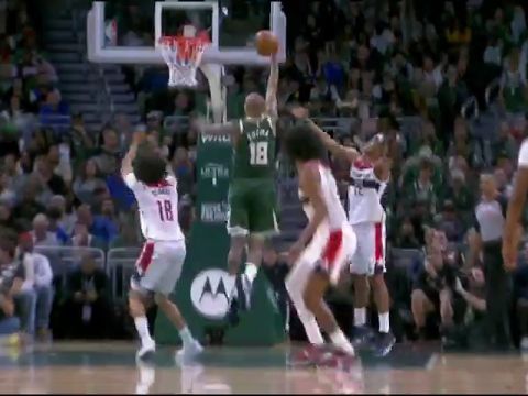 NBA常规赛：奇才vs雄鹿第3节中文解说回放