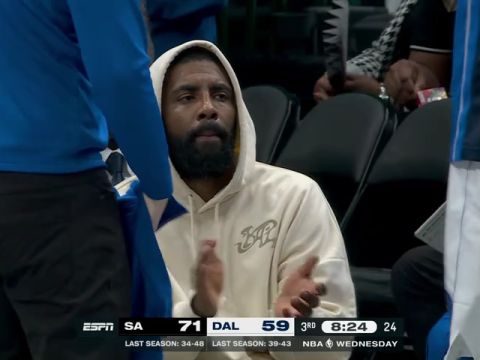 NBA常规赛：马刺vs独行侠第3节英文原声回放