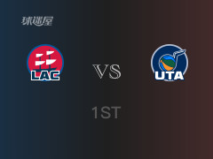 爵士首节战平快船，凯斯勒得到13分，哈登得到7分