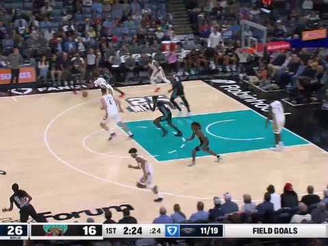 [微博全场集锦]🏀莫兰特35分 锡安27+9+5+5断 普尔17分 灰熊险胜鹈鹕