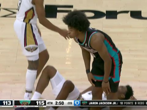 NBA常规赛：鹈鹕vs灰熊英文原声全场回放