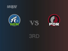 开拓者三节战平森林狼，格兰特得到24分，爱德华兹得到31分