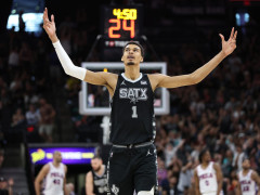 文班亚马本赛季MVP夺冠概率已从赛前的11%飙升至19%，排名联盟第四位