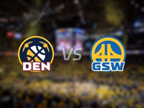 NBA常规赛：半场战罢，掘金以70-61领先勇士，戈登25+2+1