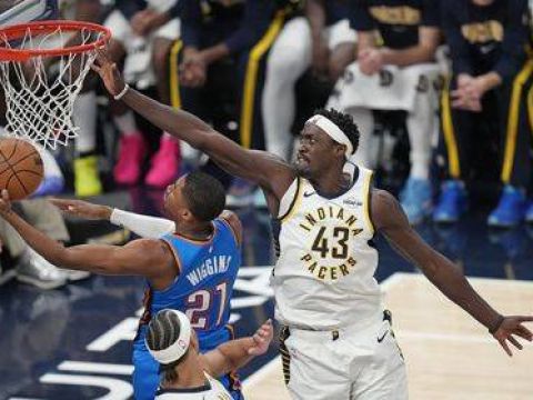 [西亚卡姆集锦]关键绝平！西亚卡姆vs雷霆砍下32+15集锦