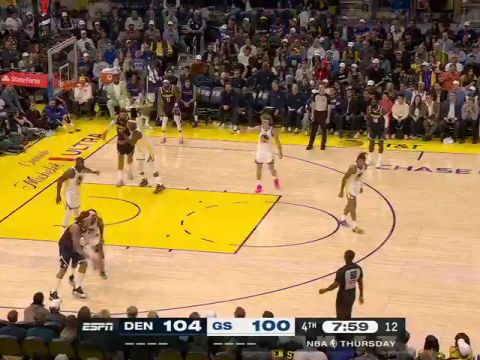 掘金vs勇士英文原声全场回放