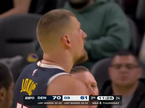 掘金vs勇士第3节中文解说回放