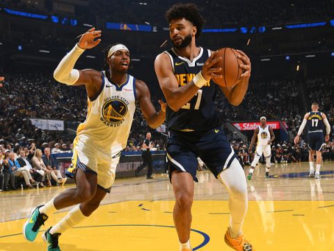 贾马尔-穆雷vs勇士集锦 拿下25+10能里能外却付之东流