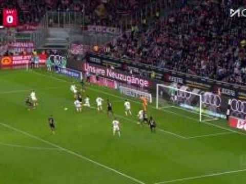 [进球视频] 拜仁1-0领先门兴，基米希门前2连射破门